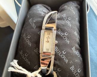Bulova Women's Crystal Watch 96T63