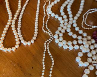 Assorted Pearl Necklaces