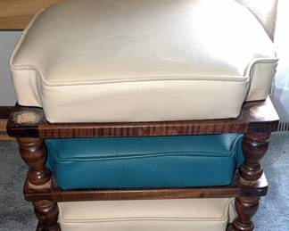 Vintage Ethan Allen Stacking Footstools