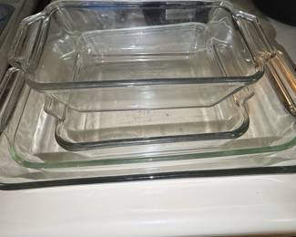 Anchor Hocking Clear Glass Baking Dishes