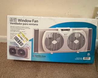 Comfort Zone Twin Window Fan CZ319WTWM