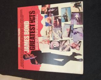 James Bond Greatest Hits Vinyl Record 1981 EMTV 007
