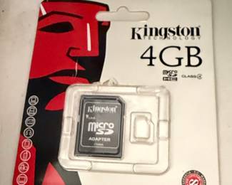 Kingston 4GB microSDHC Memory Card