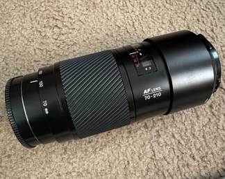 Minolta Maxxum AF Zoom 70-210mm f/4 'Beercan' Lens and Minolta AF 50mm f/1.7 Lens Set