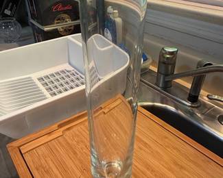 Bohemia Crystal Tall Cylinder Vase