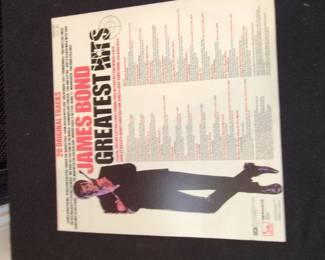 James Bond Greatest Hits Vinyl Record 1981 EMTV 007