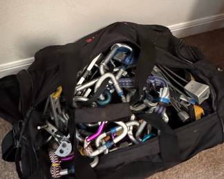Assorted Rock Climbing Gear Collection