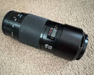 Minolta Maxxum AF Zoom 70-210mm f/4 'Beercan' Lens and Minolta AF 50mm f/1.7 Lens Set