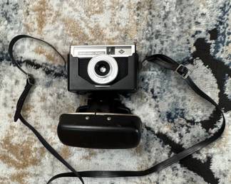Agfa Isoflash-Rapid C Camera with Flash Unit and Strap
