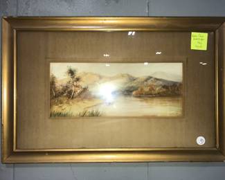 ANTIQUE WATERCOLOR