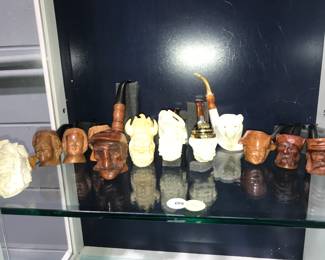 COLLECTION OF ANTIQUE PIPES