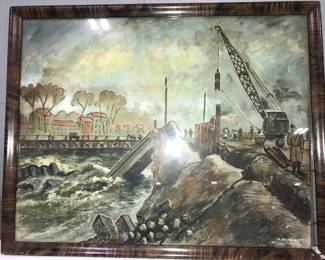 ANTIQUE WATERCOLOR
