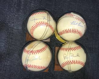 AUTOGRAPHED BASEBALLS