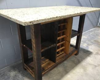 KITCHEN ISLAND WINE RACK