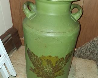 10 Gallon Vintage Milk Gallon