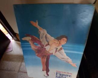 New vintage figure skates in box