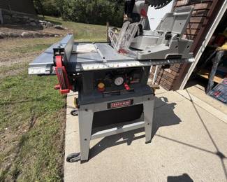 Craftsman Table Saw and separate Duel Bevel LASER-TRAC Saw