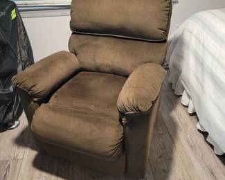 Brown Corduroy Power Lift Recliner Chair