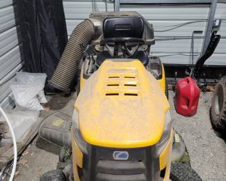Cub Cadet Riding Lawn Mower with Bagger