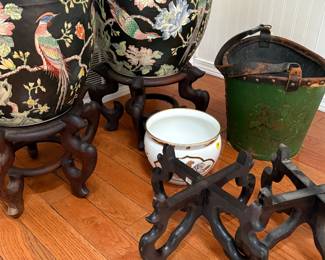 Antique English fire bucket
