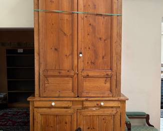 Antique Pine Larder Pantry