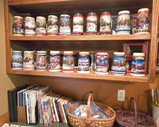 Budweiser steins