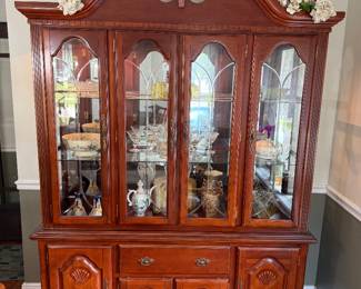Lighted China cabinet