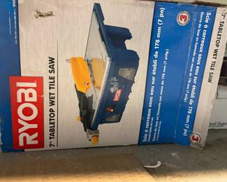 Ryobi tile saw wet