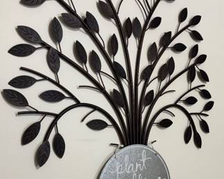 Metal wall art