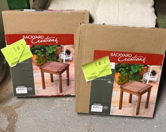 Outdoor accent tables