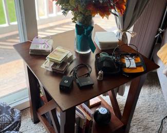 End table and home decor