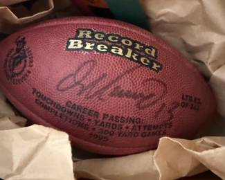 Signed Dan Marino football 