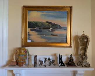 oil painting, art, home decor