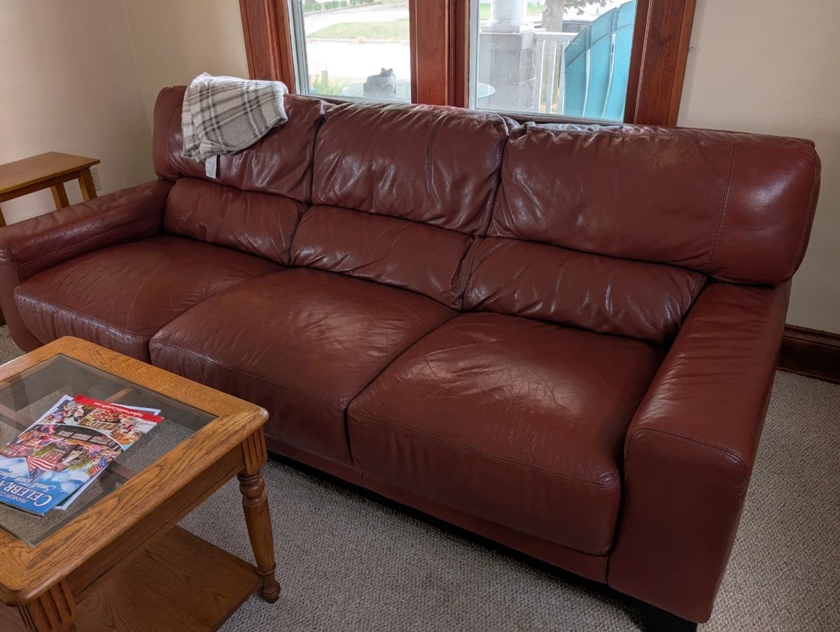 Leather Couch