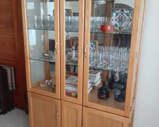 Lighted China Cabinet