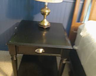 End Table & Lamp (there are 2 of each & a matching coffee table)