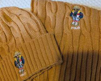 Polo Bear Hat & Scarf