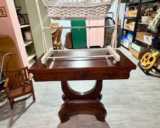 Classical empire mahogany game table.