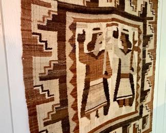 Huge handwoven rug.