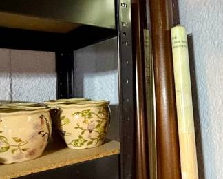 Curtain rods.