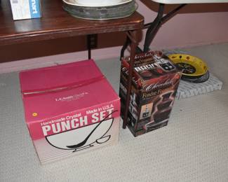 punch set, chocolate fountain, ice cream maker (not pictured)