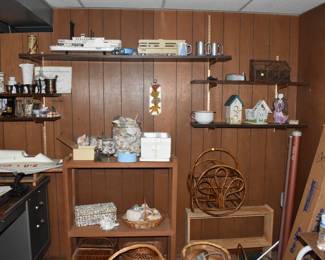 model boats, cars, and rv's, bird houses, mortar and pestles