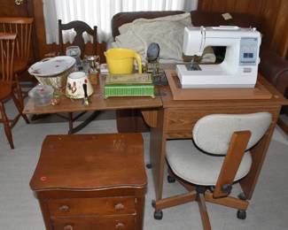 sewing machine table, side table