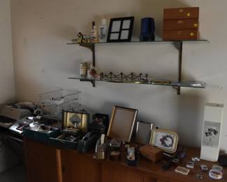 vintage office supplies, typewriters, adding machine, jewelry, zippos