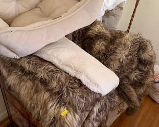 new pet bed $20, blankets $10