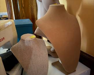 head $40, large necklace stand $20, small $18