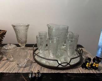 Jeannette Iris & Herringbone pieces