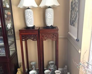 Rosewood Plant Stands