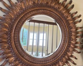 Ethan Allen Sunburst Mirror