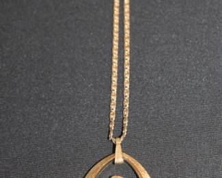 Vintage Lucerno Swiss Made Pendent watch necklace